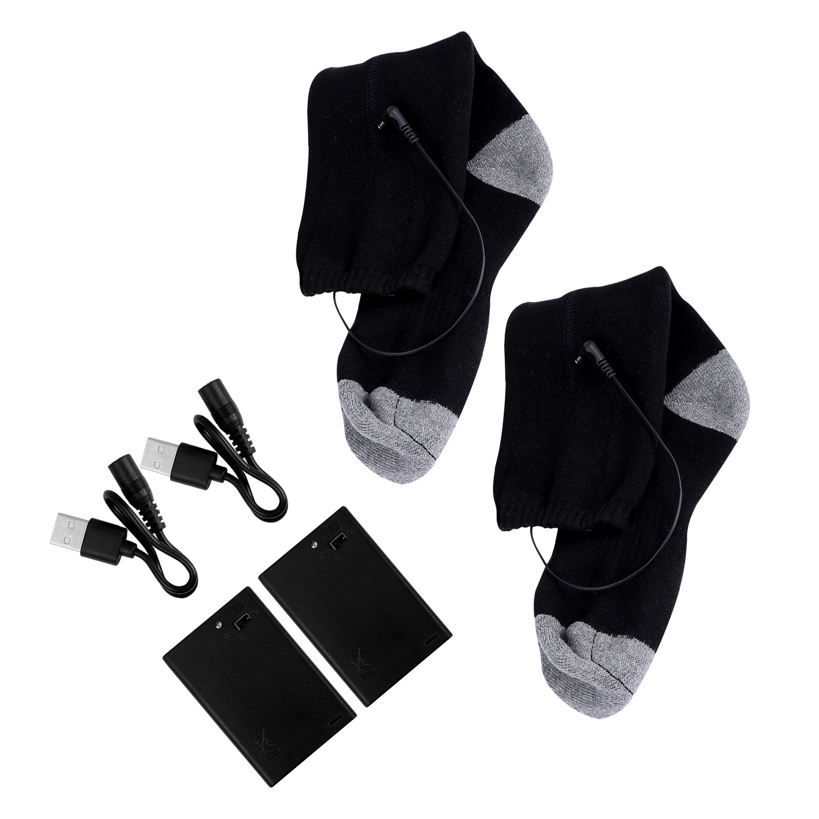 Thermal Sock Winter - 1 Set di Calzini Riscaldati USB,
