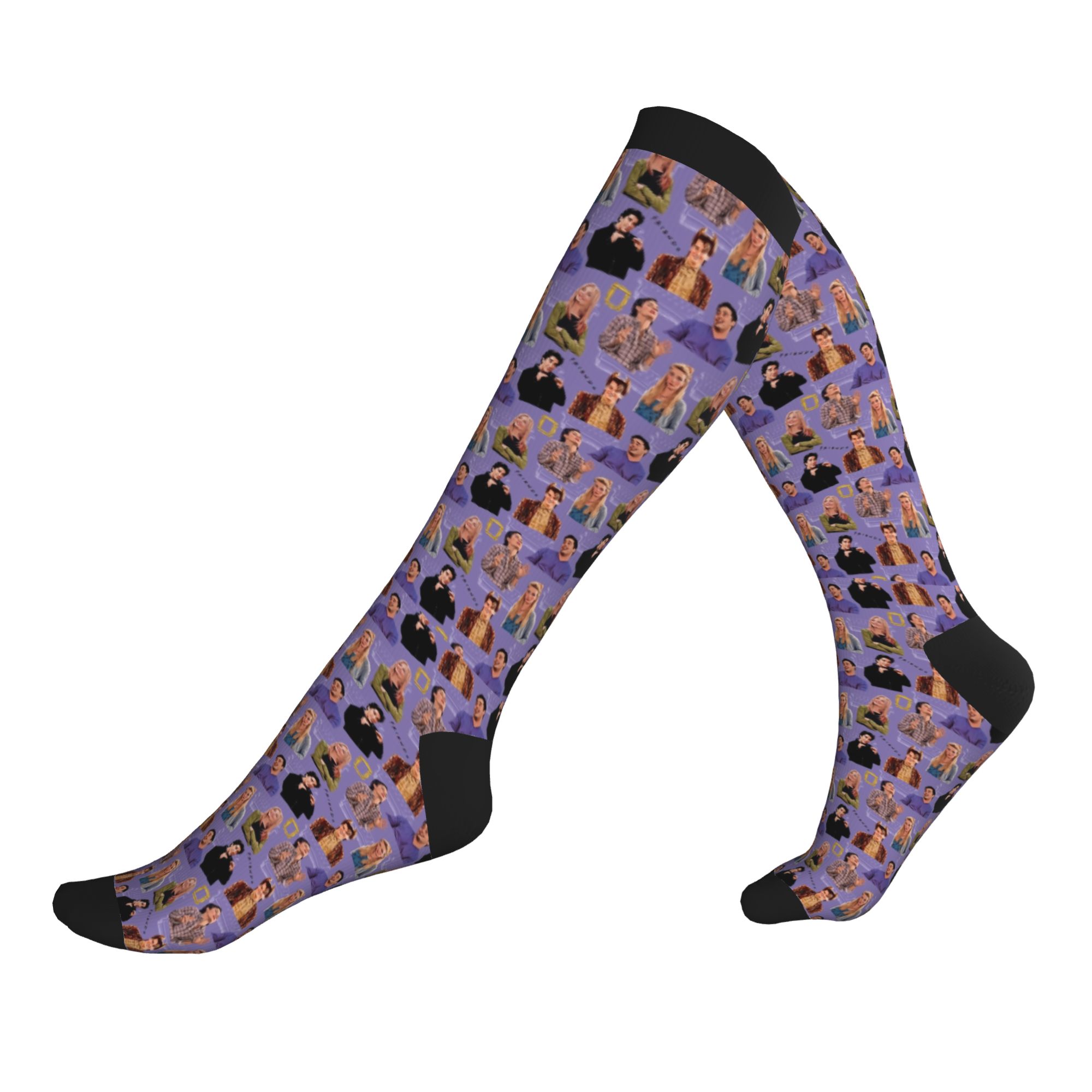 No Show Sock Women - Collage di simboli di Friends, serie