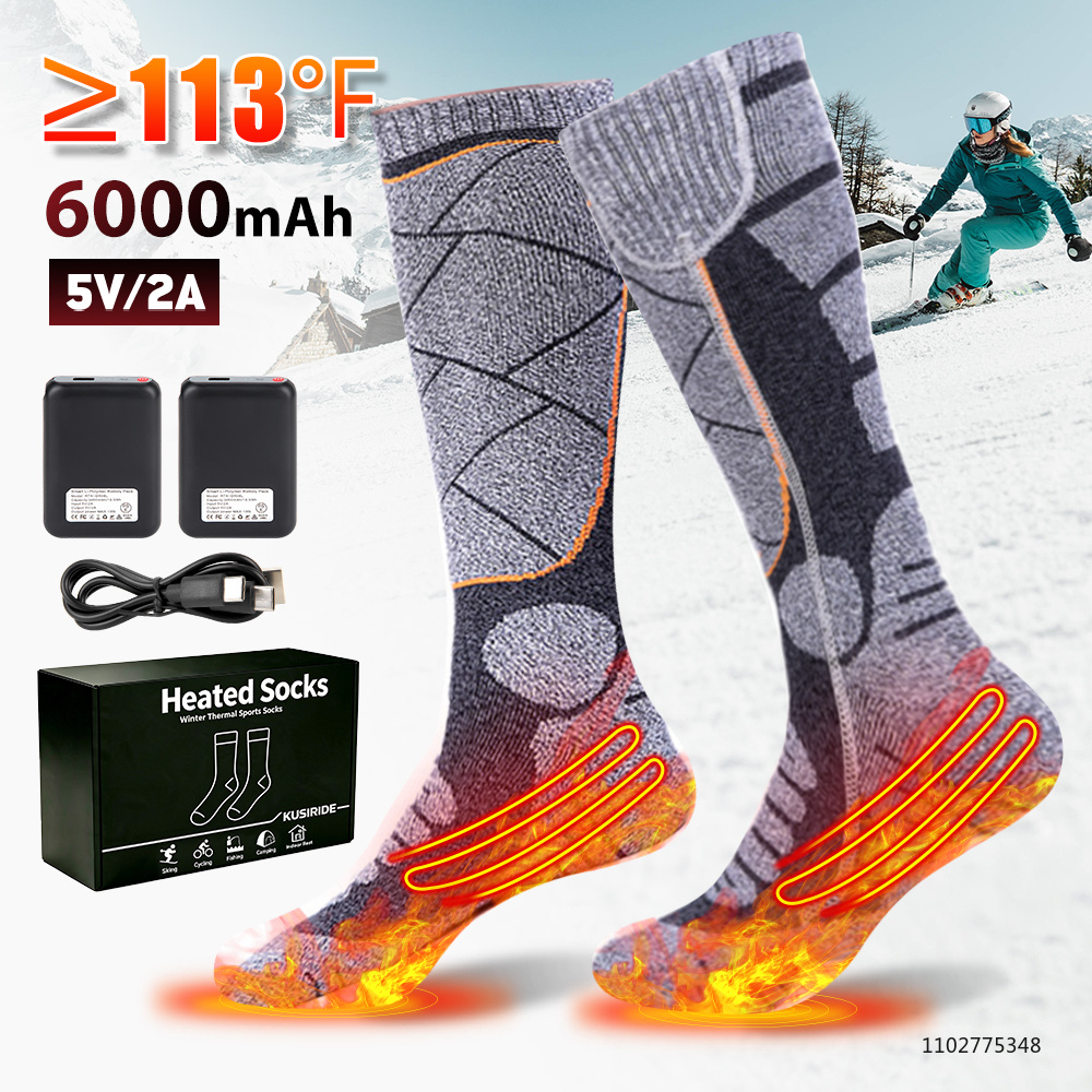 Thermal Sock Winter - Nuove Calze Riscaldate Ricaricabili 6000mAh, Calze