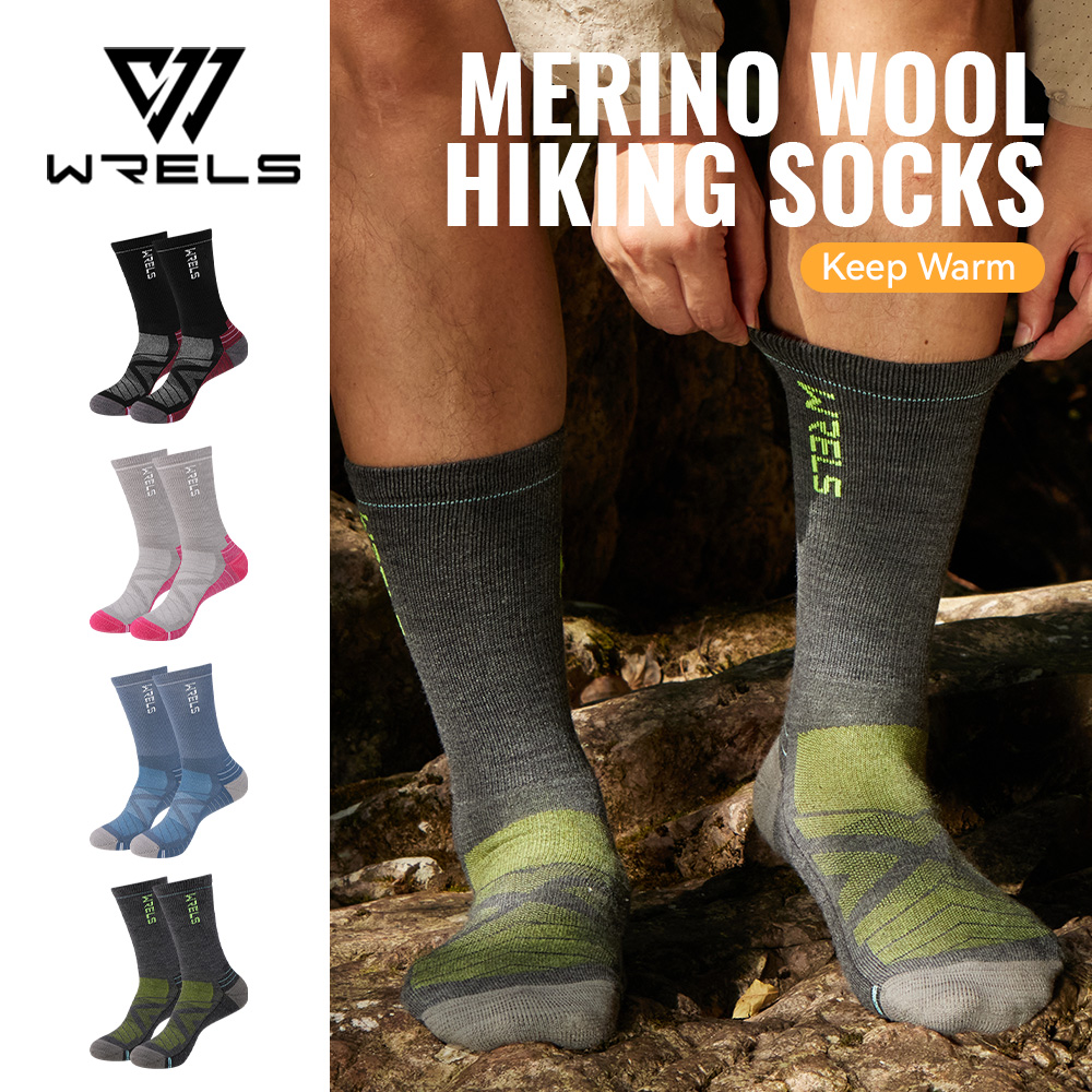 Wool Hiking Sock - WRELS 1/2/3 Calzini di lana merino