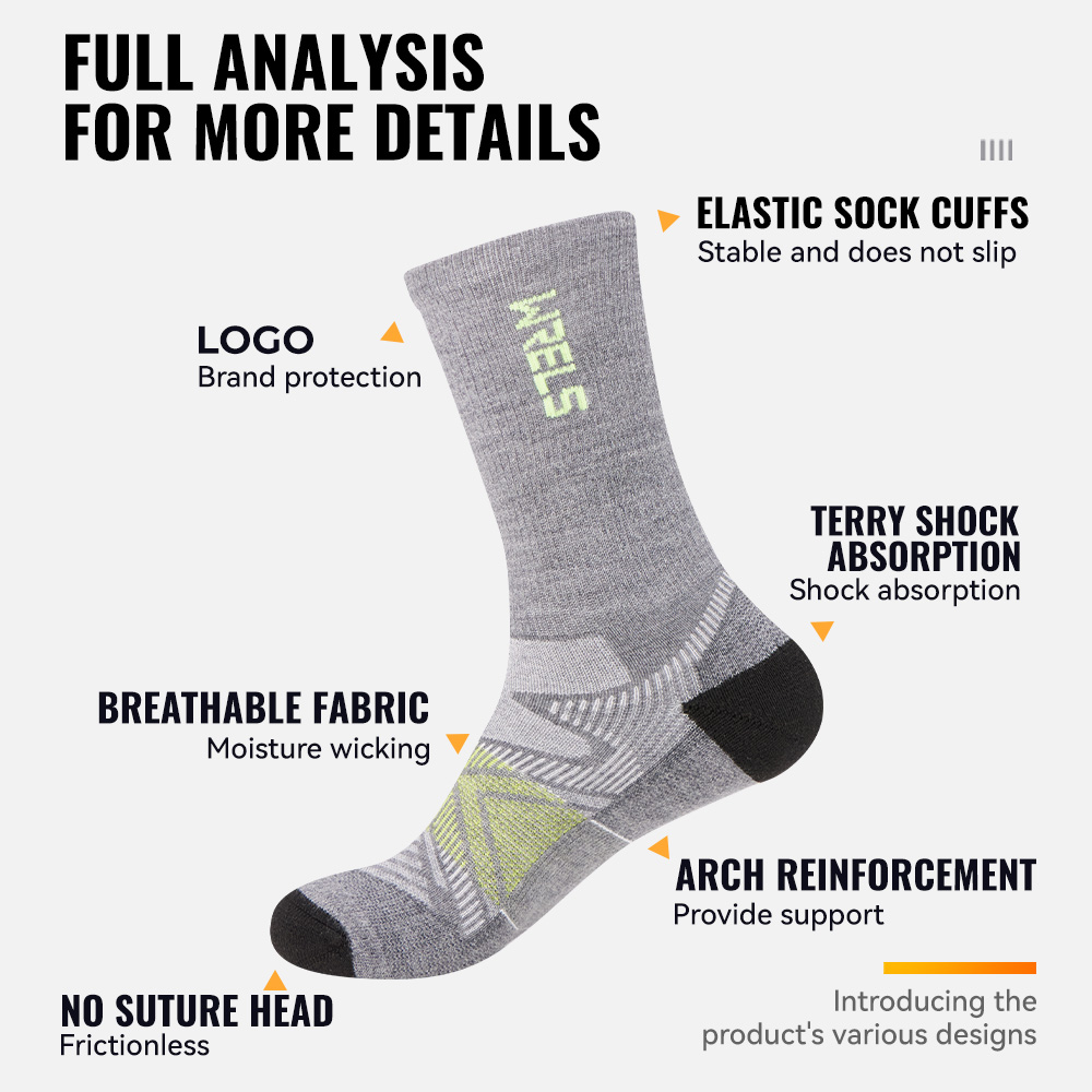WRELS 1/2/3 paia di calzini da - Wool Hiking Sock recensione e prezzo