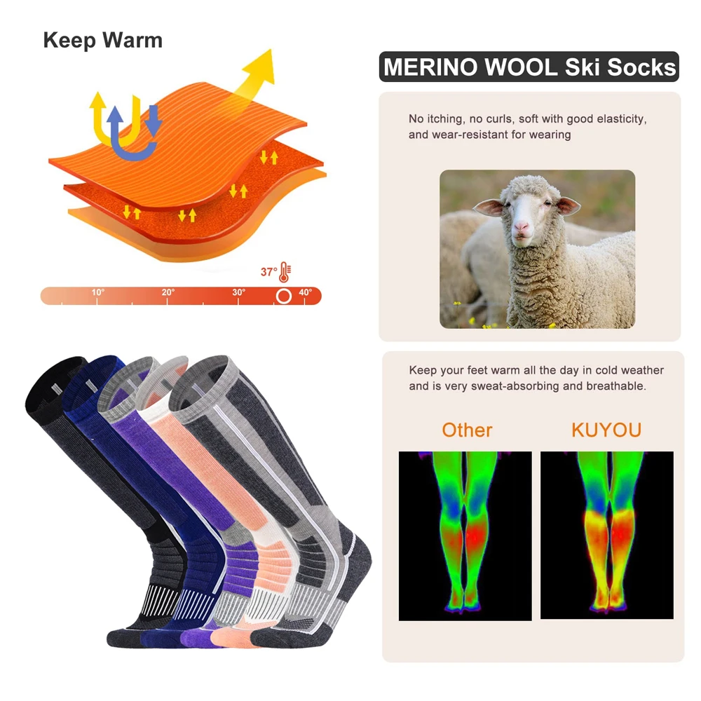 1 paio di calzini termici in l - Wool Hiking Sock recensione e prezzo